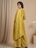 Varanga Women-Bead Work Kurta With Sharara And Dupatta