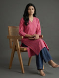 Cotton kurta with Colourful Stripes