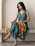 Effortless Teal Radiance Kurta Set
