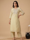 Varanga Women Shimmer Fabric Kurta Set Paired With Tonal Bottom With Sparkling Lurex Dupatta