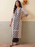 Polka Dot Women'S Kurta Set