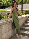 Boho- Olive Women's kurta set