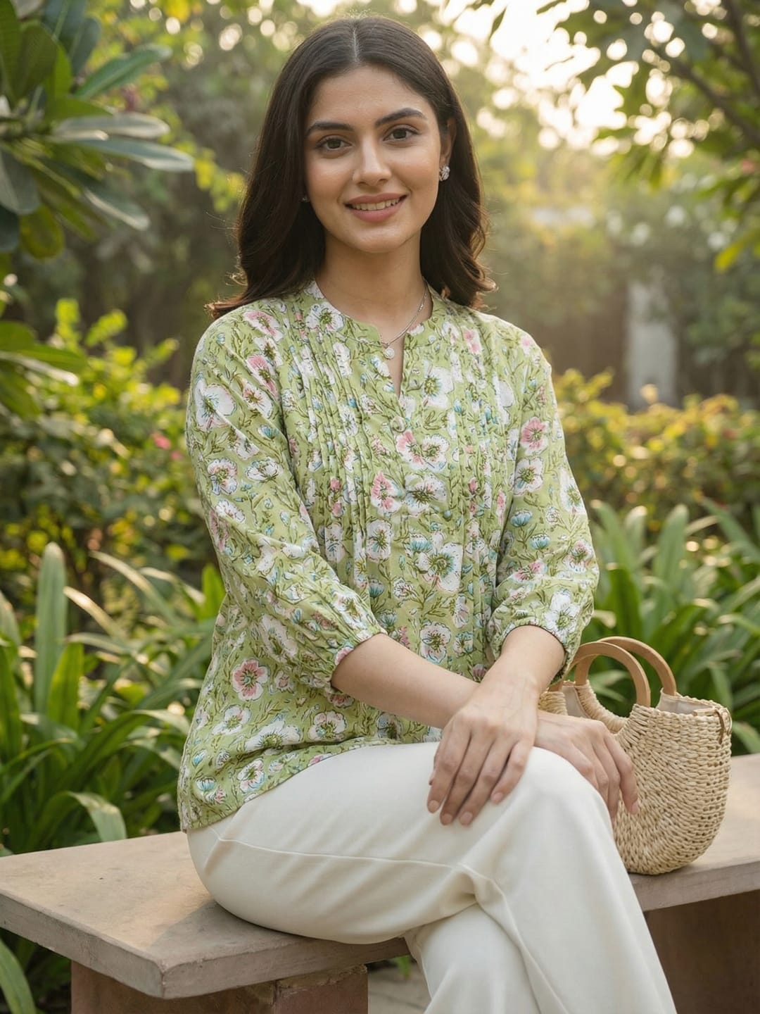 Varanga Women Summer Floral printed Top