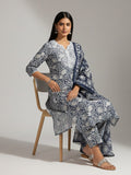 Varanga Women Ethnic Floral Printed Kurta With Trouser & Dupatta