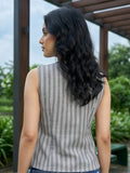 Varanga The Vintage Pinstripe Vest For Women