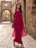 Women's Fuchsia Kurta Set