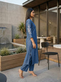 Sophisticated & Stylish Kurta Set in Denim