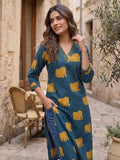 Women Heritage Hathi Printed Kurta