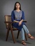 Modern Summer Kurta In Blue