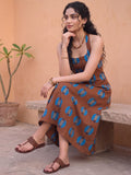 Choco-Pop Halter Women's Maxi Dress