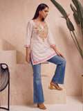 Kashmiri Embroidered Short Kurti