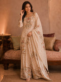 Ethnic Printed Kurta Set With Matching Palazzo And Dupatta