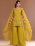 Varanga Embroidered Kurta With Dupatta | Art Silk | Festive