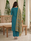 Teal Mandala Tasses Women's Kurta Set