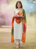 Elegant net dupatta featuring sequence detailing for a stylish and feminine finish.