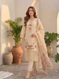 Varanga Women-Floral Motif Thread Embroidered Kurta With Trouser & Dupatta