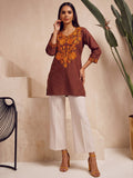 Kashmiri Embroidered Short Kurti