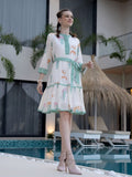 Long-Sleeve Midi dress perfect for vacation