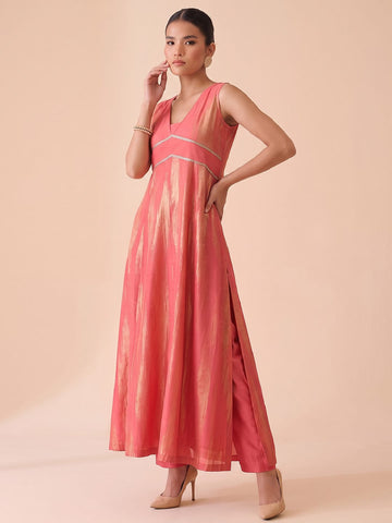Desert Rose Flared Slit Women's Kurta Set