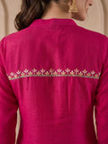 Fuchsia Bloom Women'S Kurta"S Set