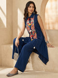 Denim Co-Ord Set Featuring An Ethnic Embroidered Panel