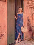 Varanga Blue Colored Women Summer Dress