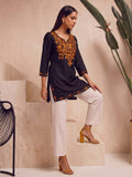Kashmiri Embroidered Short Kurti