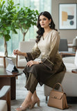 Varanga Women Ombre Olive A-Line Kurta Set