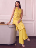 Marigold Wome Halter Kurta Set