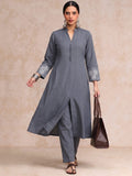 The Midnight Bloom Women's Kurta Set