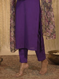 Violet Bloom Women's Kurta Set