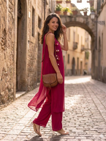 Desert Rose Flared Women's Kurta Set