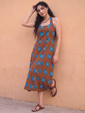 Choco-Pop Halter Women's Maxi Dress