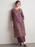 The Royal Purpal Aura Kurta Set