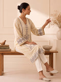 Golden Bloom Silk Women's Kurta Set