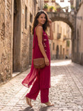 Women's Fuchsia Kurta Set