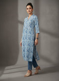 Varanga Women Paisely Printed V Neck Straight Kurta