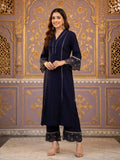 Varanga Women Organza And Lace Detailed Kurta Set