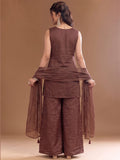 Varanga Embroidered Kurta With Dupatta | Poly Georgette | Festive