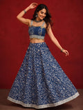 Block Printed Lehenga Choli Set