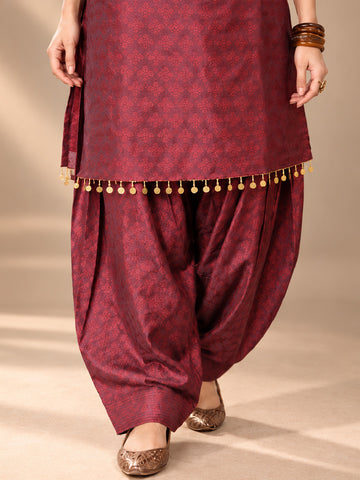 Varanga Women Ethnic Motifs Regular Kurta with Patiala