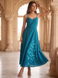The Sapphire Slip- Women's Maxi Dress