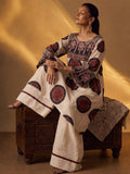 Women's Printed Kurta Set with Farsi Salwar