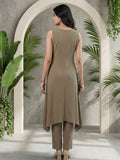 Smart Beige Kurta set