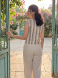 Varanga The Vintage Pinstripe Vest For Women