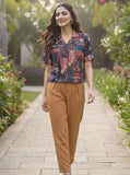 Varanga Women Summer Floral printed Top