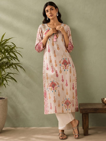 The Sunset Pure Silk Festive Women's Kurta Set