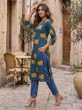 Women Heritage Hathi Printed Kurta