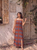 Varanga Maroon Colored Women Summer Dress