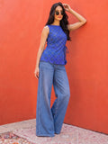 The Indigo High-Slit Tunic Women's Top